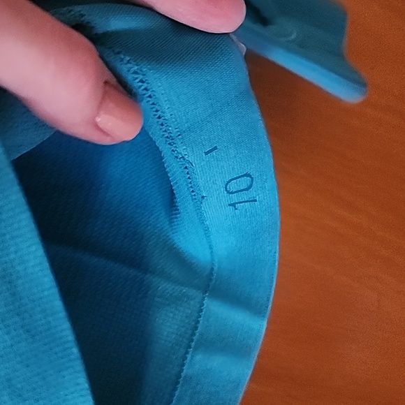 Lululemon Swiftly Tech Long Sleeve Shirt Turquoise Size 10 - Picture 3 of 4